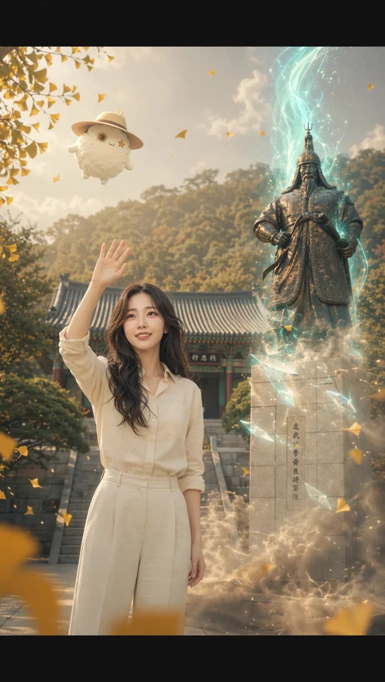 The Spirit of the Long Sword, Awakened by Courage — The Yi Sun-sin Trail of Asan